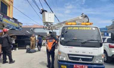 Tim Gabungan Pekanbaru Akan Tertibkan Kabel dan Tiang Fiber Optic Mulai Mei 2026