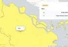 Prakiraan Cuaca Riau 19 Mei 2026, BMKG Terbitkan Peringatan Dini Waspada Hujan Lebat Disertai Petir dan Angin Kencang Malam dan Dini Hari