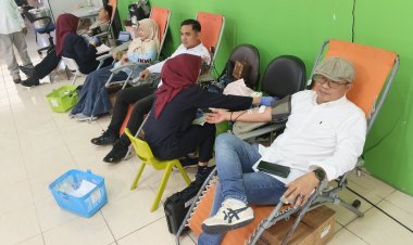 Semarak HPN 2026, PWI Riau Kumpulkan 69 Kantong Darah