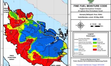 Prakiraan Cuaca Riau 29 Mei 2026, Masih Ada Hujan Ringan, Pekanbaru Masuki Musim Kemarau El Nino