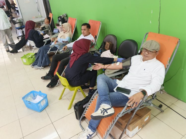 Semarak HPN 2026, PWI Riau Kumpulkan 69 Kantong Darah
