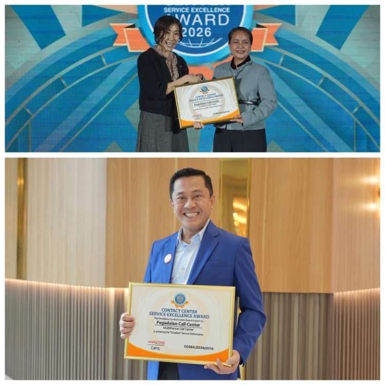 Melayani Sepenuh Hati, Pegadaian Raih Penghargaan Top CX Brand Award 2026