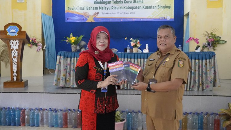 Libatkan 58 Guru SD dan SMP Bersastra, Balai Bahasa Riau Hidupkan Bahasa Melayu di Kuantan Singingi