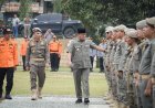 Minta Dukung Kelancaran MTQ Riau ke-44 dan Pacu Jalur, Bupati Kuansing Pimpin Apel Gabungan