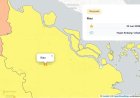 Prakiraan Cuaca Riau 22 Juni 2026, Peringatan Dini BMKG Waspada Hujan Lebat Disertai Petir dan Angin Kencang Pagi dan Malam Hari
