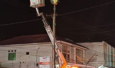 Sukseskan MTQ Riau ke-44, Lampu Jalan di Teluk Kuantan Bakal Menyala