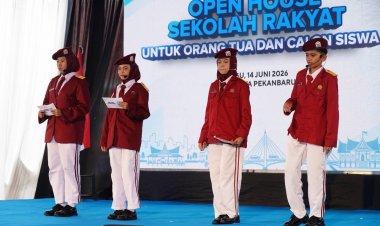 420 Anak Kurang Mampu dari Berbagai Daerah di Riau Bisa Menikmati Sekolah Rakyat Gratis Tahun Ini