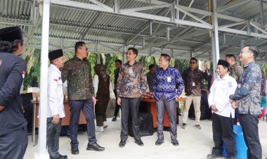 SEVP BRI dan Group Head BRILink Kunjungi Desa Empang Baru Siak, Perkuat Pembinaan dan Monitoring Program Desa BRIlian
