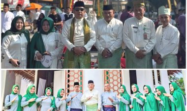 Ikut Meriahkan Pawai Ta’aruf MTQ ke-44 Provinsi Riau, PDAM Tirta Indra Utus Perwakilan ke Teluk Kuantan