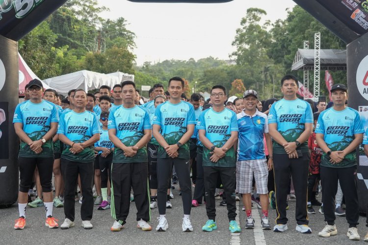 Diikuti Ribuan Peserta, Polres Kuansing Fun Run 2026 Bertabur Doorprize Menarik