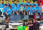 Camat Ujung Batu Lepas Kontingen SSB Young Abadi Menuju Piala Soeratin Regional Riau