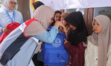 PHE NSO Edukasi Anak Desa Kuala Cangkoi Aceh Utara Tanggap Bencana