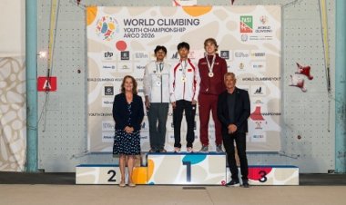Haddan Malik Baqmuhyibar Atlet Panjat Tebing Indonesia Raih Perak di World Climbing Youth Championship Arco Italia