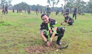 Lanud Rsn Pekanbaru Tanam 1.100 Pohon, Danlanud Marsma TNI Abdul Haris: Saya Ingin Kawasan Ini Jadi Hutan Rimbun