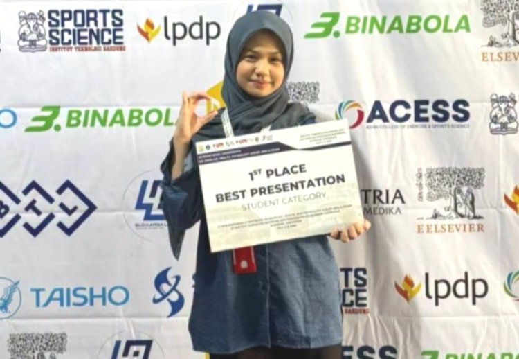 Salwa Salsabila Siswi MAN IC Gowa Kaji Penggunaan Ekstrak Sirih Merah untuk Penyembuhan Luka Bakar, Tampil di ICEHP dan IPSAM 2026