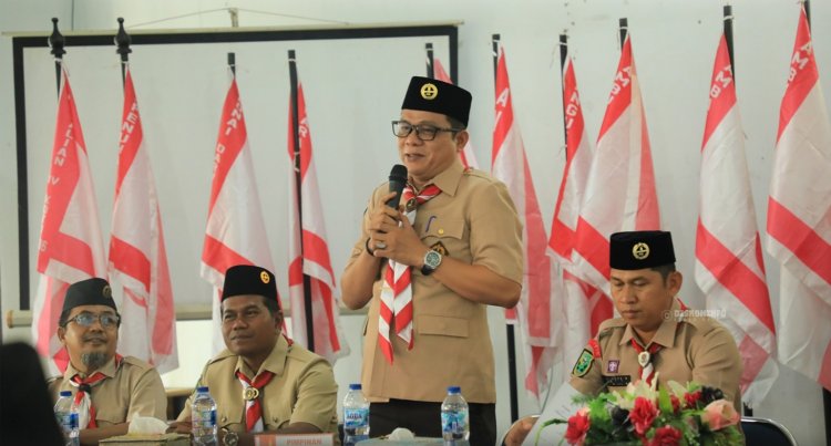 Alreza Ahyu Resmi Nakhodai Kwarcab Pramuka Rokan Hulu Periode 2024–2029