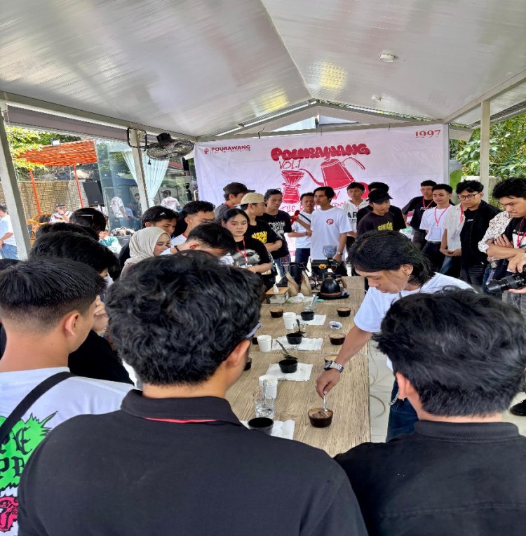 Anak Muda Perawang Gelar Manual Brew Competition 2026, BRI Perawang Dukung Kreativitas Barista Lokal