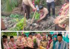 Tanam Bibit Pohon hingga Benahi Lapangan Voli, Kwarcab Pekanbaru Hadir di Limbungan