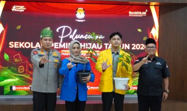 KPU Riau Luncurkan Sekolah Pemilu Hijau, Perkuat Pendidikan Pemilih Berwawasan Lingkungan