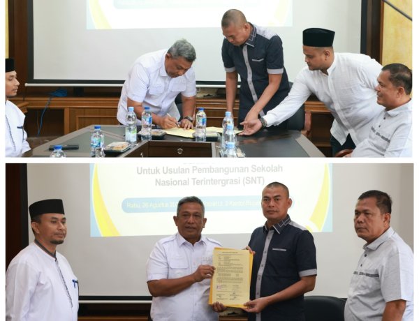 Kades Sontang Zulfahrianto Hibahkan Tanah 20 Ha kepada Pemda Rohul, Support Pembangunan SNT