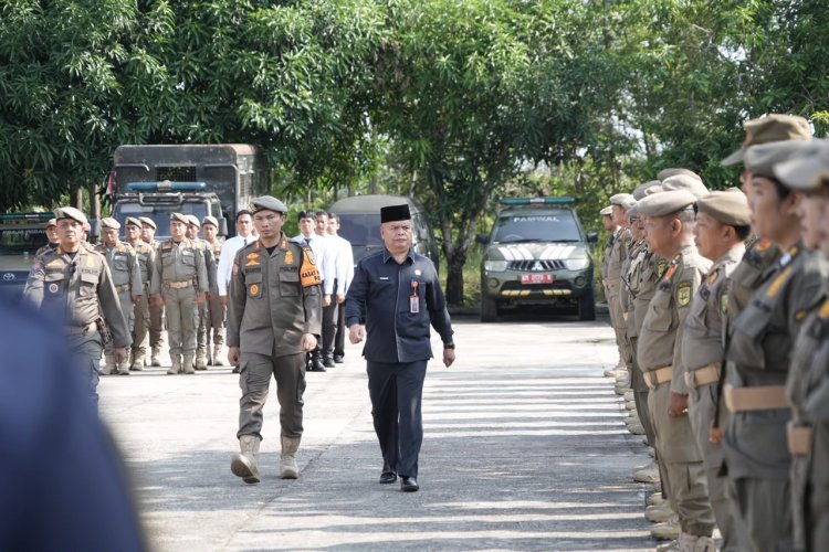 Pimpin Apel Pasukan Pengamanan Pacu Jalur 2026, Pj Sekda Kuansing Ajak Kedepankan Pendekatan Humanis