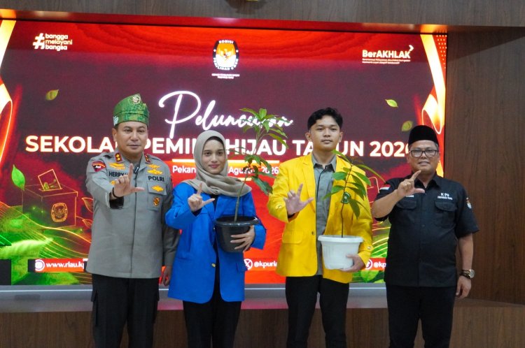 KPU Riau Luncurkan Sekolah Pemilu Hijau, Perkuat Pendidikan Pemilih Berwawasan Lingkungan