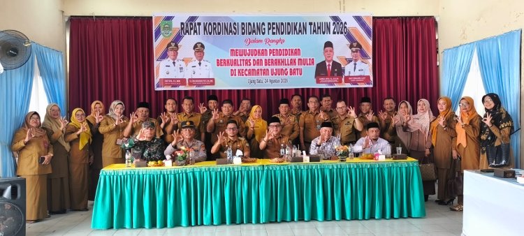 Kecamatan Ujung Batu Gelar Rakor Pendidikan, Soroti Kenakalan Remaja