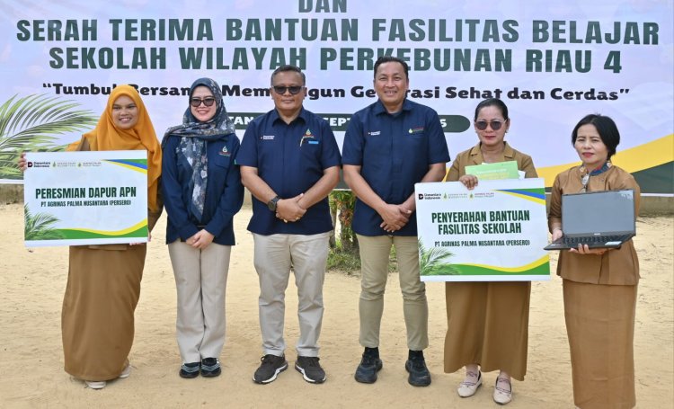 Agrinas Palma Nusantara Luncurkan Program Makan Bergizi dan Salurkan Bantuan Pendidikan di Rokan Hulu
