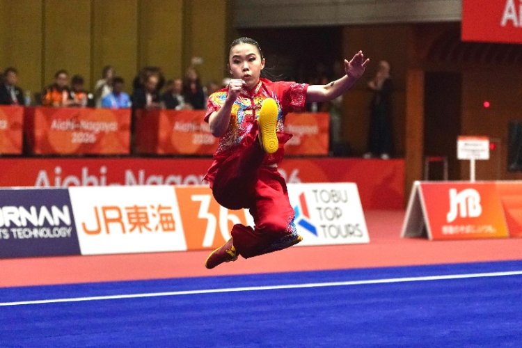 Eugenia Diva Widodo Atlet Wushu Indonesia Sumbang Perunggu di Asian Games Aichi-Nagoya 2026