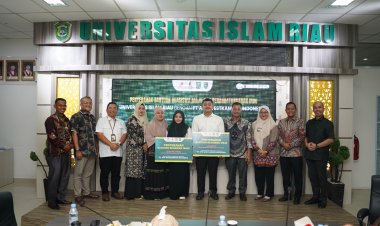 Gandeng PT APGWI, UIR Salurkan Beasiswa Penuh Mahasiswa Teknik Perminyakan