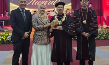 Karmila Sari Raih Penghargaan Alumni Muda Inspiratif Saat Dies Natalis ke-67 Untar
