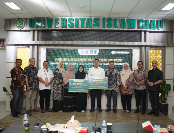 Gandeng PT APGWI, UIR Salurkan Beasiswa Penuh Mahasiswa Teknik Perminyakan