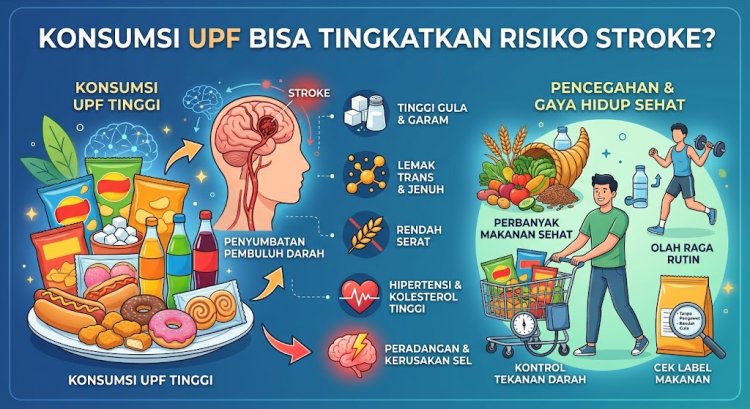 Konsumsi UPF Bisa Tingkatkan Risiko Stroke? Ini Temuan Studi