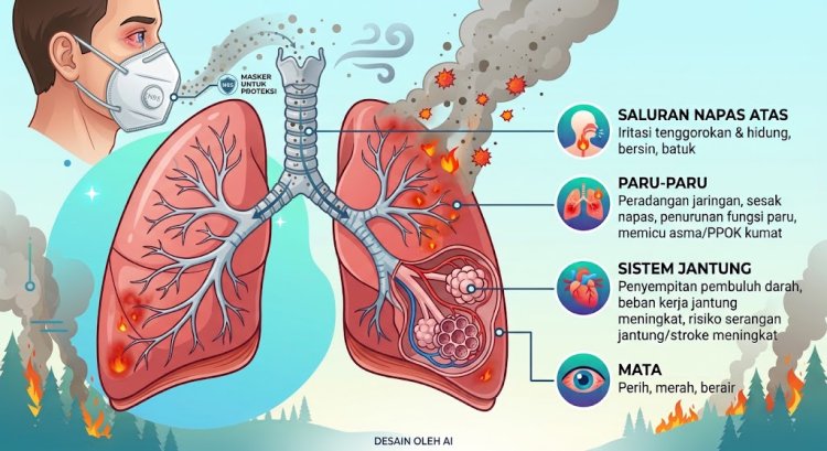Dokter Paru Ungkap Hal yang Terjadi pada Tubuh Akibat Menghirup Asap Karhutla