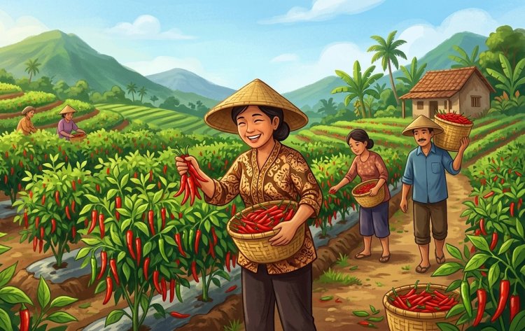 Harga Cabai Merah di Pekanbaru Tembus Rp100 Ribu per Kg, Sarana Pangan Madani Akan Beli Langsung ke Petani